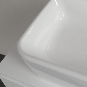 Architectura Surface-mounted washbasin, 600 x 405 x 155 mm, White Alpin, without overflow