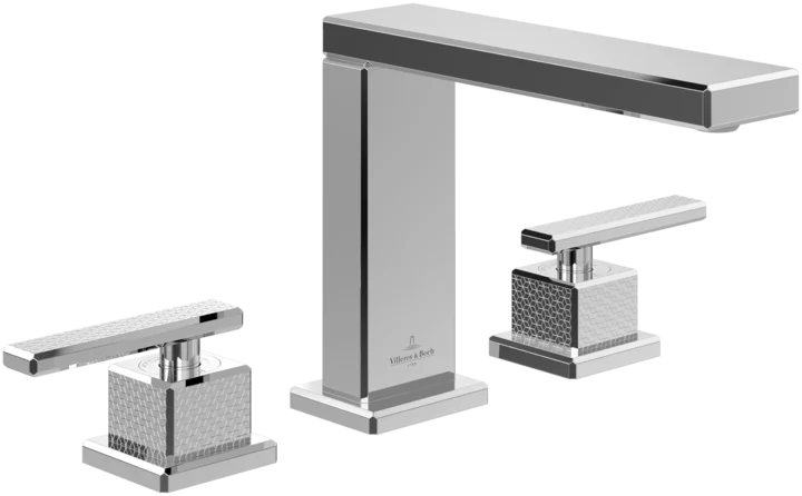 Mettlach Basin Faucet 3-Hole Deck-mounted