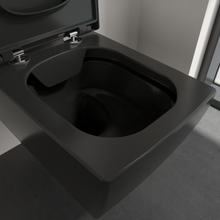 Load image into Gallery viewer, Memento 2.0 Washdown toilet, rimless, wall-mounted, Ebony CeramicPlus
