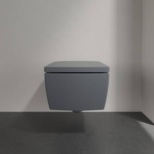 Memento 2.0 Washdown toilet, rimless, wall-mounted, Graphite CeramicPlus