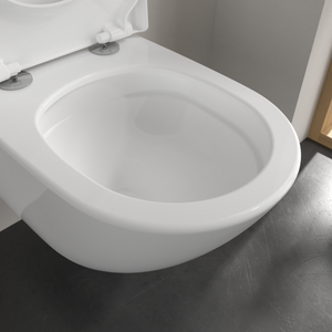 Subway 3.0 Washdown toilet, rimless, wall-mounted, with TwistFlush, White Alpin CeramicPlus