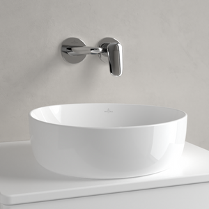 Antao Surface-mounted washbasin, 400 x 395 x 146 mm, White Alpin CeramicPlus, without overflow
