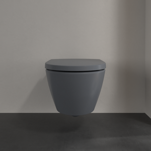 Subway 2.0 Washdown toilet, rimless, wall-mounted, Graphite CeramicPlus