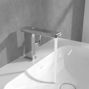 Mettlach Single-lever basin mixer without waste, Chrome