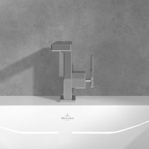 Mettlach Single-lever basin mixer without waste, Chrome