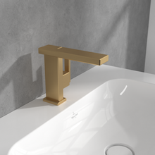 Load image into Gallery viewer, Mettlach Single-lever basin mixer without waste, Brushed Gold
