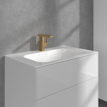 Load image into Gallery viewer, Mettlach Single-lever basin mixer without waste, Brushed Gold
