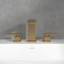 Load image into Gallery viewer, Mettlach Three-hole basin mixer without waste, Brushed Gold
