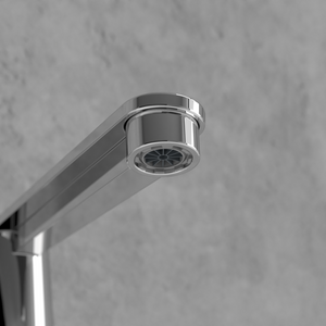 Conum Single-lever basin mixer with push-open waste, Chrome