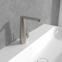 Load image into Gallery viewer, Conum Single-lever basin mixer with push-open waste, Brushed Nickel Matt
