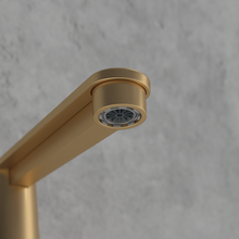 Load image into Gallery viewer, Conum Single-lever basin mixer with push-open waste, Brushed Gold
