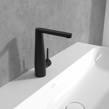 Load image into Gallery viewer, Conum Single-lever basin mixer with push-open waste, Matt Black
