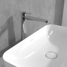 Load image into Gallery viewer, Conum Tall single-lever basin mixer with push-open waste, Chrome
