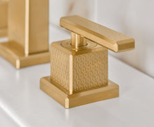 Load image into Gallery viewer, Mettlach Three-hole basin mixer without waste, Brushed Gold
