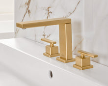 Load image into Gallery viewer, Mettlach Three-hole basin mixer without waste, Brushed Gold
