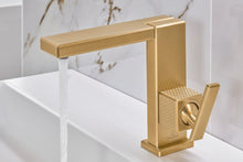 Load image into Gallery viewer, Mettlach Single-lever basin mixer without waste, Brushed Gold
