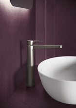 Load image into Gallery viewer, Conum Tall single-lever basin mixer with push-open waste, Brushed Nickel Matt
