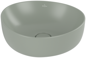 Antao Surface-mounted washbasin, 400 x 395 x 146 mm, Morning Green CeramicPlus, without overflow
