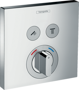 ShowerSelect Mixer for concealed installation for 2 functions