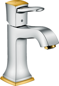 Metropol Classic Single lever basin mixer 110 with lever handle and pop-up waste set