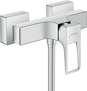 Metropol Single lever shower mixer for exposed installation with loop handle