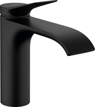 Load image into Gallery viewer, Vivenis Single lever basin mixer 110 with pop-up waste set Black
