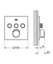 Load image into Gallery viewer, SmartControl Concealed Mixer With 3 Valves
