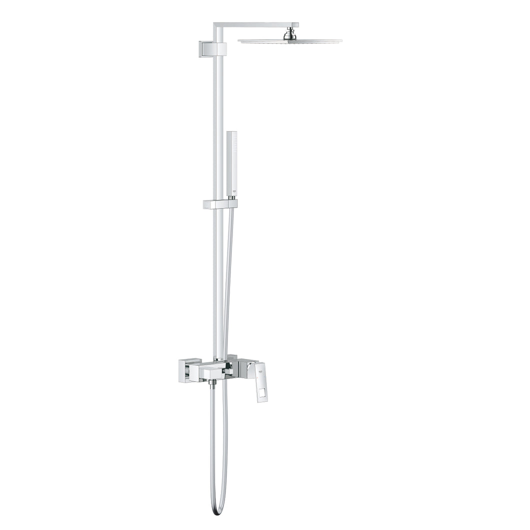 Eurocube System 150 Shower System With Single Lever Mixer  Wall Mounting