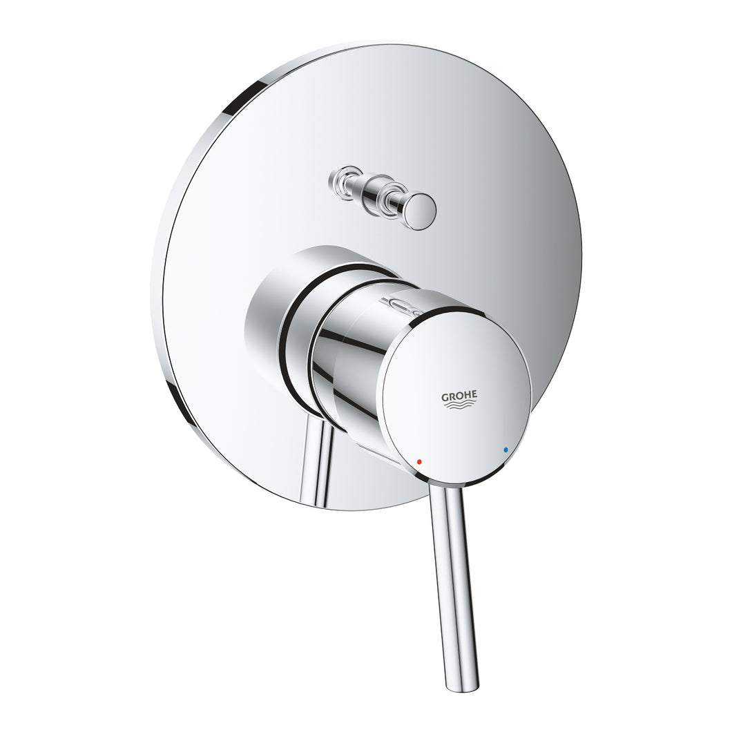 Concetto Single-lever Bath Mixer With 2-Way Diverter