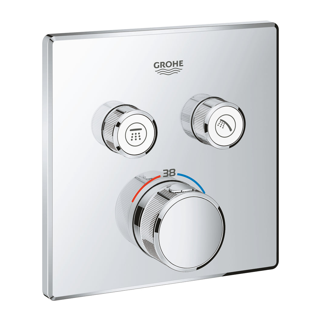 Grohtherm SmartControl Safety Mixer For Concealed Installation With 2 Valves