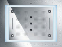 Load image into Gallery viewer, Rainshower F-Series 40&quot; Aquasymphony Ceiling Shower 6+ Sprays With Light
