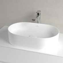 Load image into Gallery viewer, Collaro Surface-mounted washbasin, 560 x 360 x 145 mm, Stone White

