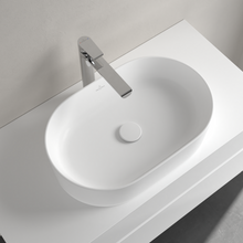 Load image into Gallery viewer, Collaro Surface-mounted washbasin, 560 x 360 x 145 mm, Stone White
